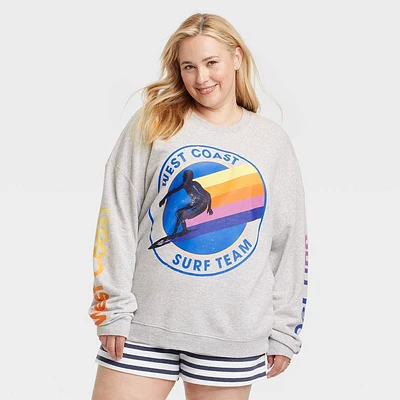 Womens West Coast Surf Team Graphic Sweatshirt