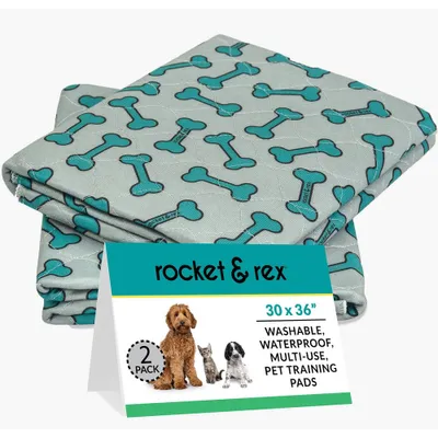 rocket & rex Washable Reusable Pee Pads for Dogs