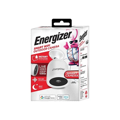 Energizer Smart 1080p Outdoor Camera White