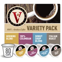 Victor Allens Coffee Favorites Variety Pack Single Serve Coffee Pods Medium Roast Coffee