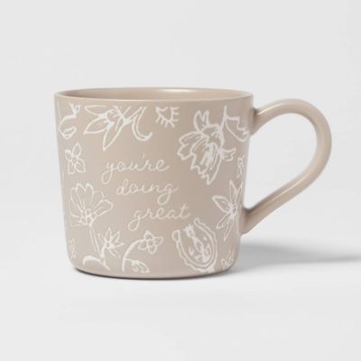 15oz Stoneware Youre Doing Great Mug - Threshold