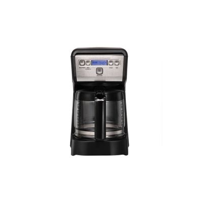 Hamilton Beach 12C Coffee Maker 46200: Drip Coffee Machine, 12 Cup Capacity, Electric, Dishwasher-Safe, Black