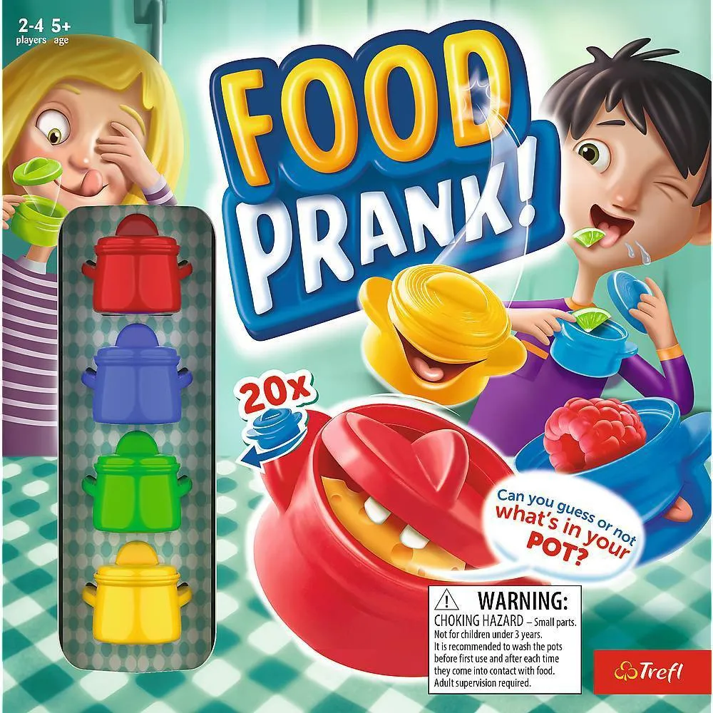 Trefl FoodPrank Game: Creative Thinking Board Game, Ages 5+ 