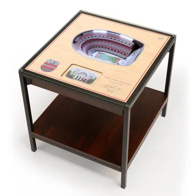 NCAA Ohio State Buckeyes 100th 25-Layer StadiumViews Lighted End Table