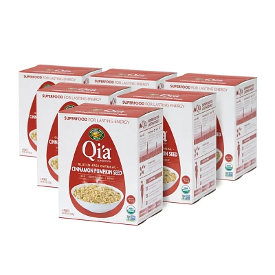 Natures Path Qia Organic Cinnamon Pumpkin Seed Oatmeal 6pk/48oz