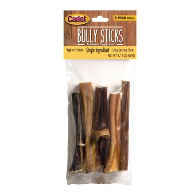 Cadet Small Bully Sticks 4-6 Beef Dog Treats