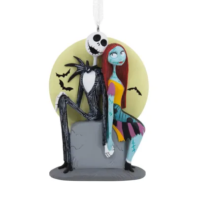 Hallmark Disney The Nightmare Before Christmas Ornament: Jack & Sally Decor, Indoor Use