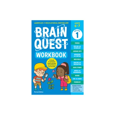 Brain Quest Workbook: 1st Grade Revised Edition - (Brain Quest Workbooks) by Workman Publishing (Paperback)