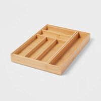 Bamboo 7 Compartment Drawer Organizer Brown - Brightroom