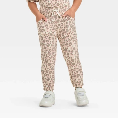 Toddler Girl Printed Velour Pant