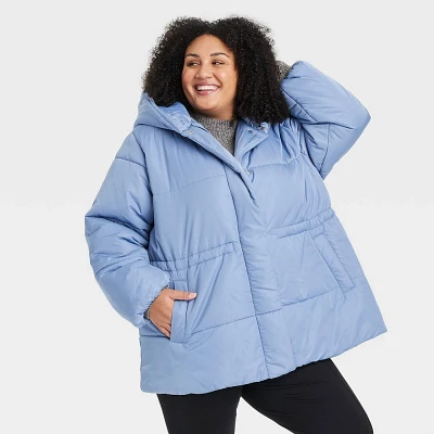 Women Mid-Length Puffer Jacket