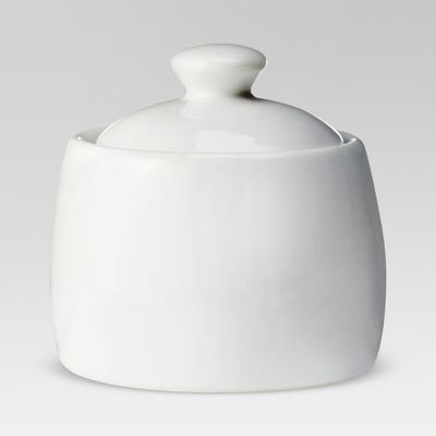 8oz Ceramic Sugar Bowl White - Threshold