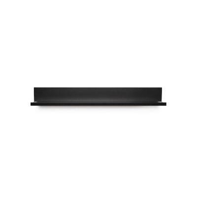 Simple Mount 15 No Stud Needed Photo Ledge Black Powder Coat - Metal Wall Shelf, Holds 20 lbs