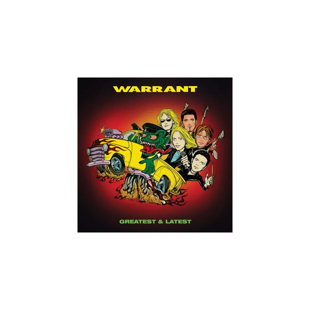 Warrant - Greatest & Latest - Red & Black Splatter (Vinyl)