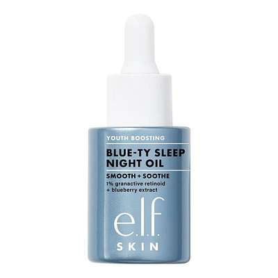 e.l.f. SKIN Youth Boosting Blue-ty Sleep Night Oil Facial Treatment - 1 fl oz