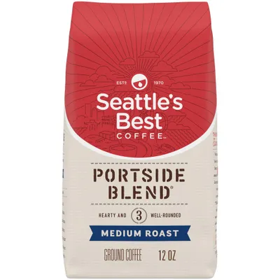 Seattles Best Coffee Portside Blend Medium Roast Ground Coffee -12oz Bag