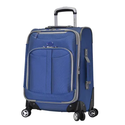 Olympia USA Tuscany Expandable Softside Carry On Spinner Suitcase