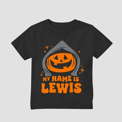 Baby Lewis & Friends Lewis The Pumpkin Ghoul Short Sleeve Graphic T-Shirt