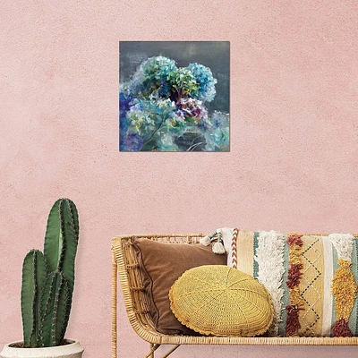 iCanvas Abstract Hydrangea Dark by Danhui Nai Canvas Print Wall Art