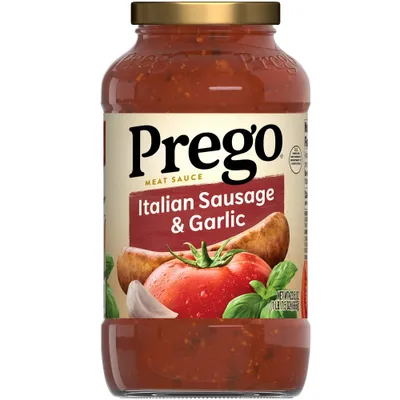 Prego Pasta Sauce Tomato Sauce with Italian Sausage & Garlic - 23.5oz