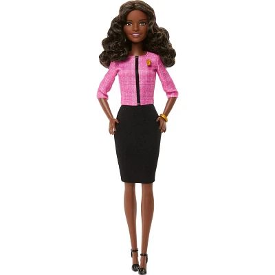 Barbie Presidential Candidate Doll with Dark Brown Hair