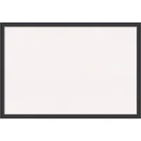 38x26 Stylish Wood Frame White Cork Board Black - Amanti Art