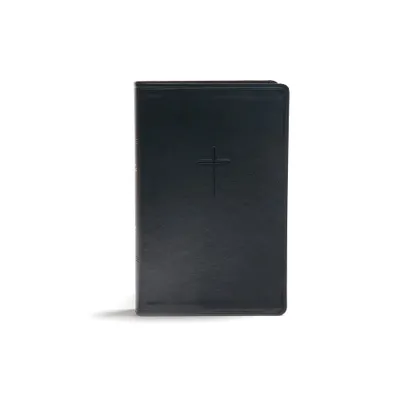 CSB Everyday Study Bible, Black Leathertouch - by Csb Bibles by Holman (Leather Bound)