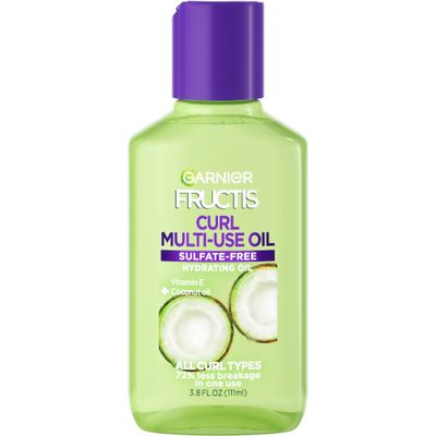 Garnier Fructis Curl Multi-Use Hydrating Oil for All Curl Types 3 Uses - 3.8 fl oz