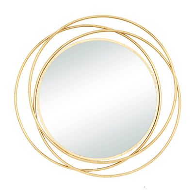 Metal Overlapping Circle Frame Wall Mirror - & May