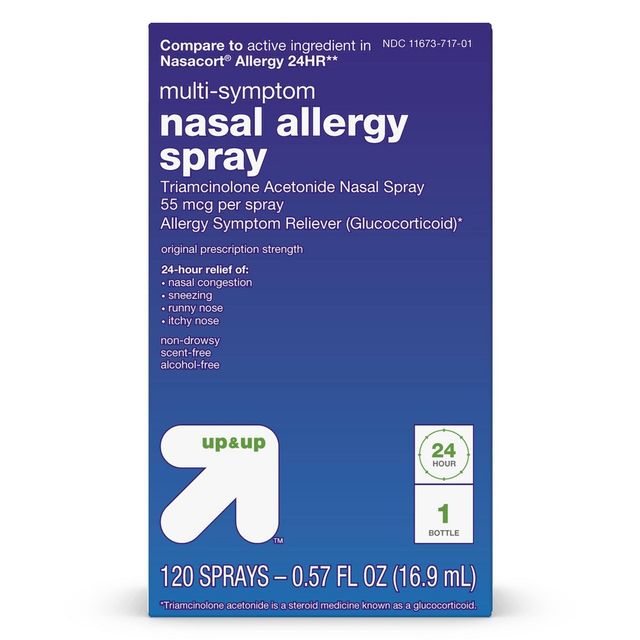 Triamcinolone Acetonide Multi-Symptom Nasal Allergy Relief Spray - 0.57 fl oz - up & up