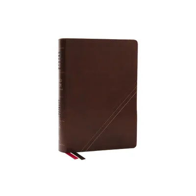 Nkjv, Word Study Reference Bible, Leathersoft, Brown, Red Letter, Comfort Print - by Thomas Nelson (Leather Bound)