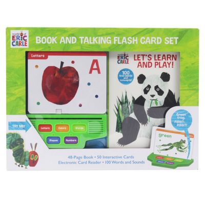 World of Eric Carle Lets Learn and Play Talking Flashcard Box Set