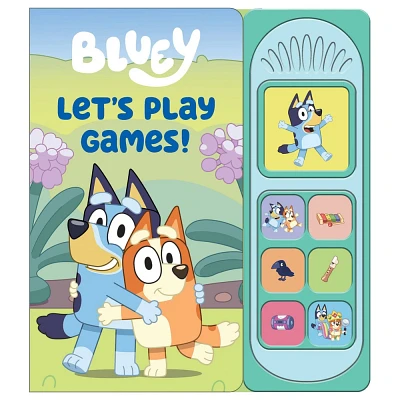 Bluey: Lets Play Games! Sound Book - by Pi Kids (Board Book)