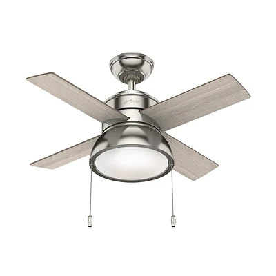 Hunter Fan 36 Loki Ceiling Fan with LED Light Kit and Pull Chain