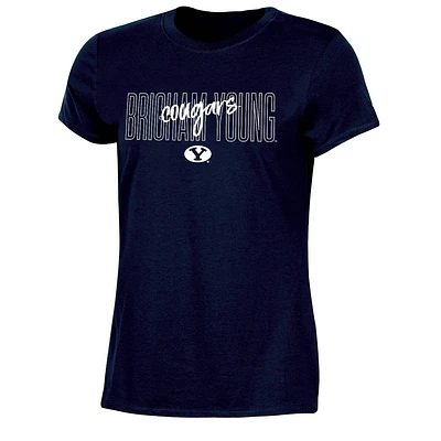 NCAA BYU Cougars Womens Crew Neck T-hirt