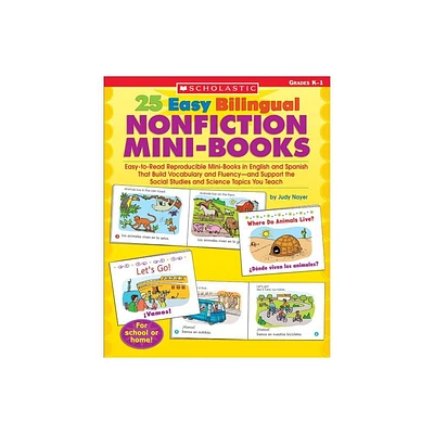 25 Easy Bilingual Nonfiction Mini-Books - (Teaching Resources) by Judy Nayer (Paperback)