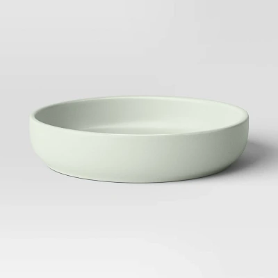 Stoneware Avesta Pasta Bowl Light Green - Threshold