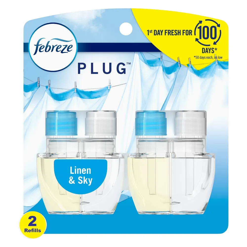 Febreze Odor-Fighting Fade Defy Plug Air Freshener Refill