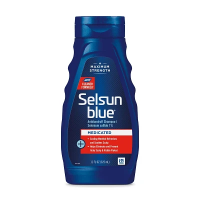 Selsun Blue Medicated with Menthol Dandruff Shampoo - 11 fl oz