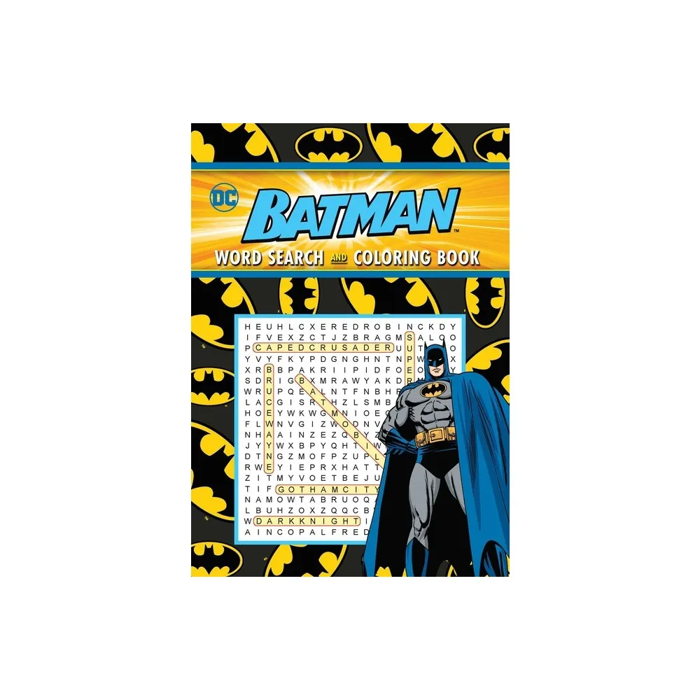 Batman: Word Search & Coloring Book - (Coloring Book & Word Search) by  Editors of Thunder Bay Press (Paperback) | Connecticut Post Mall