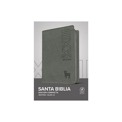 Santa Biblia Ntv, Edicin Compacta, Salmo 23 (Sentipiel, Gris) - (Leather Bound)