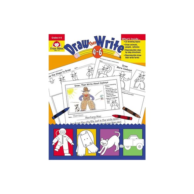 Write)　Resource　TARGET　Then　Evan-Moor　Teacher　Post　Corporation　(Paperback)　Connecticut　(Draw　Write,　by　Grade　Mall