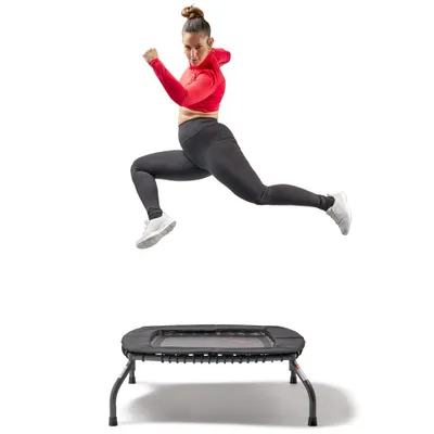 Sunny Health & Fitness 40 Square Trampoline - Black