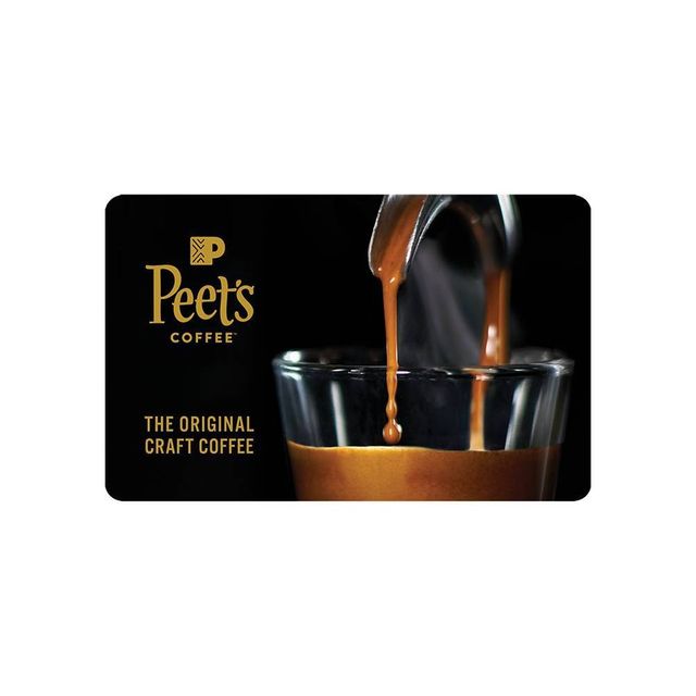 Peets Coffee $25 Gift Card (Email Delivery)