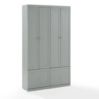 2pc Harper Entryway Set with 2 Pantry Closets Gray - Crosley