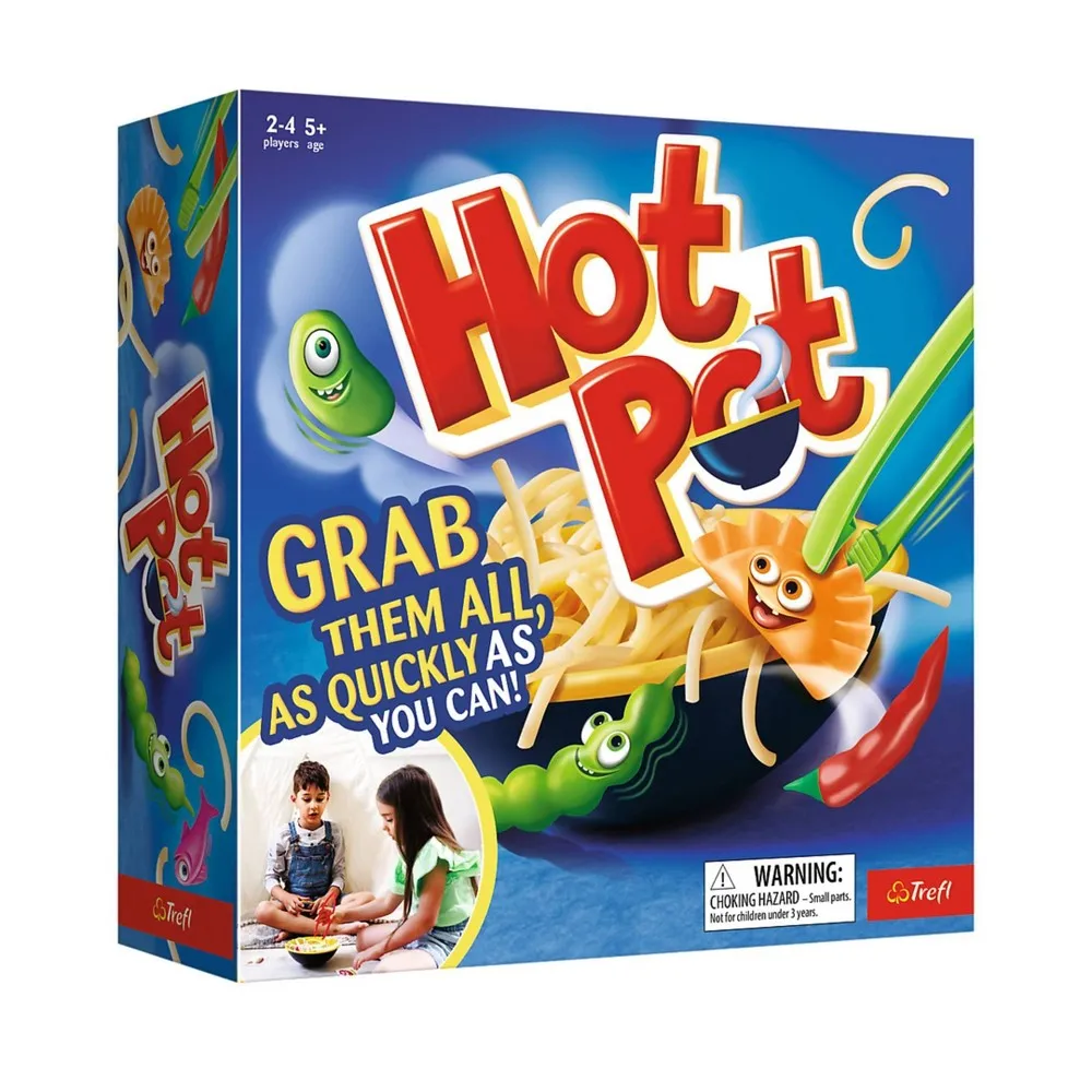 Trefl GamesHot Pot Game: Party Board Game, Creative Thinking, Ages 5+, 2-4  Players, Gender Neutral | MarketFair Shoppes