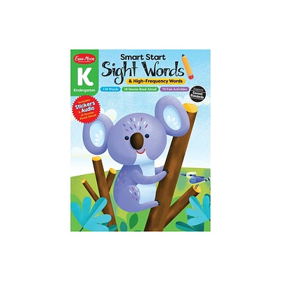 Smart Start: Sight Words & High-Frequency Words, Kindergarten Workbook - (Smart Start: Sight Words and High-Frequency Words) (Paperback)