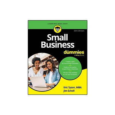 Small Business for Dummies - 6th Edition by Eric Tyson & Jim Schell (Paperback)