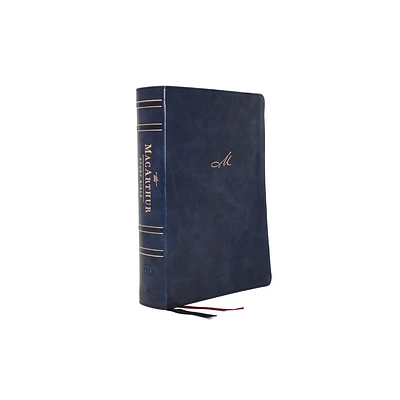 Nkjv, MacArthur Study Bible, 2nd Edition, Leathersoft, Blue, Comfort Print - by Thomas Nelson (Leather Bound)