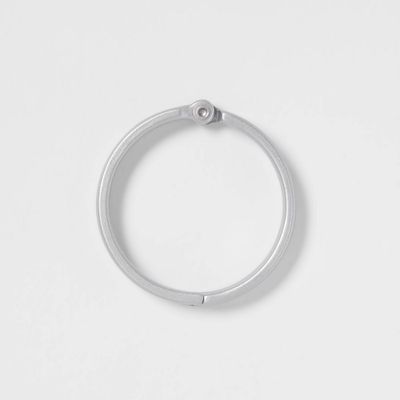 Rustproof Aluminum Shower Curtain Ring Hook - Threshold